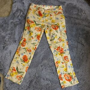 Hei Hei Colorful Floral Pants